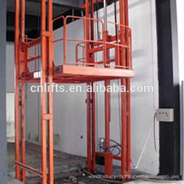 6m Vertical hydraulic floor lift for cargo